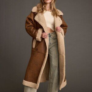 12th Tribe Livingston Brown Sherpa Coat